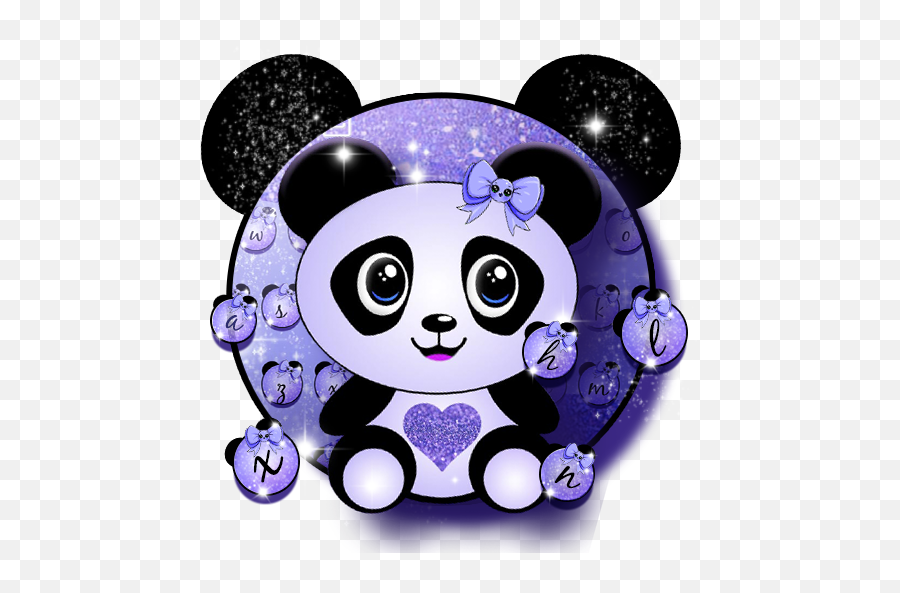 Download Dreamy Galaxy Panda Keyboard - Keyboard Panda Galaxy Emoji,Panda Emoji Keyboard