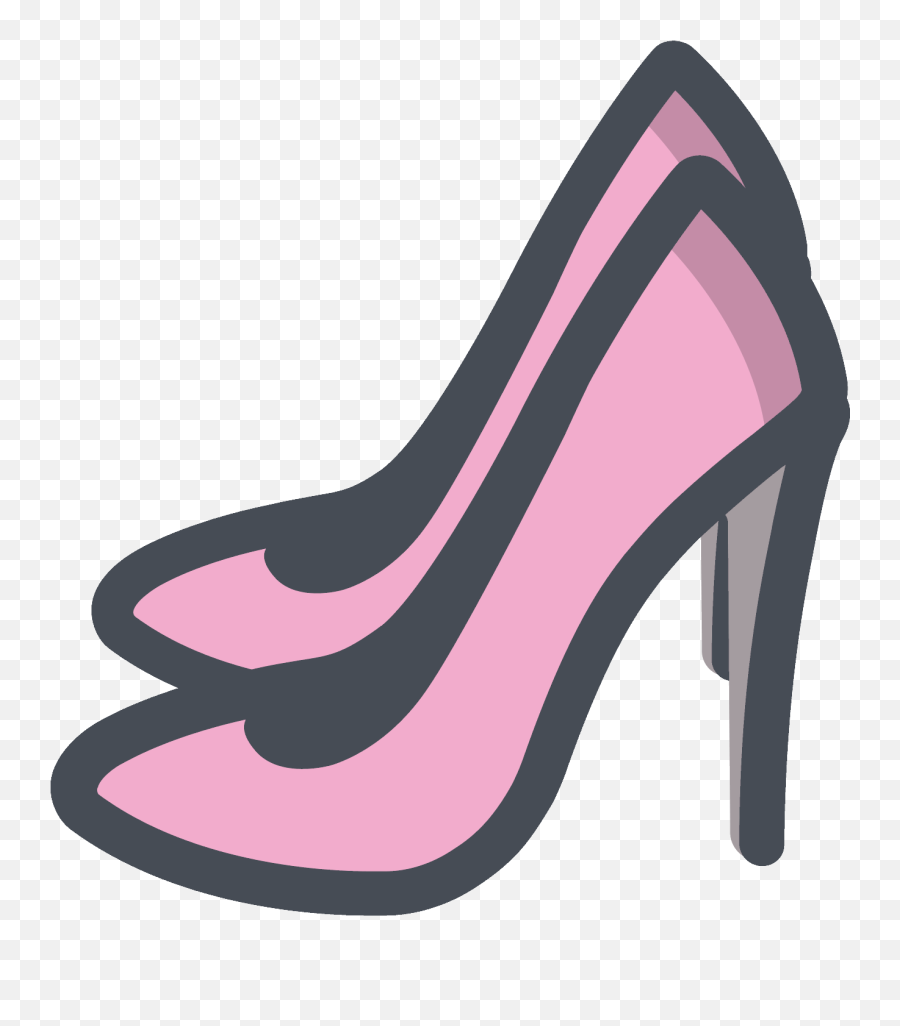 Female Shoes Icon Png Clipart - Women Shoes Icon Png Emoji,Ballet Shoe Emoji