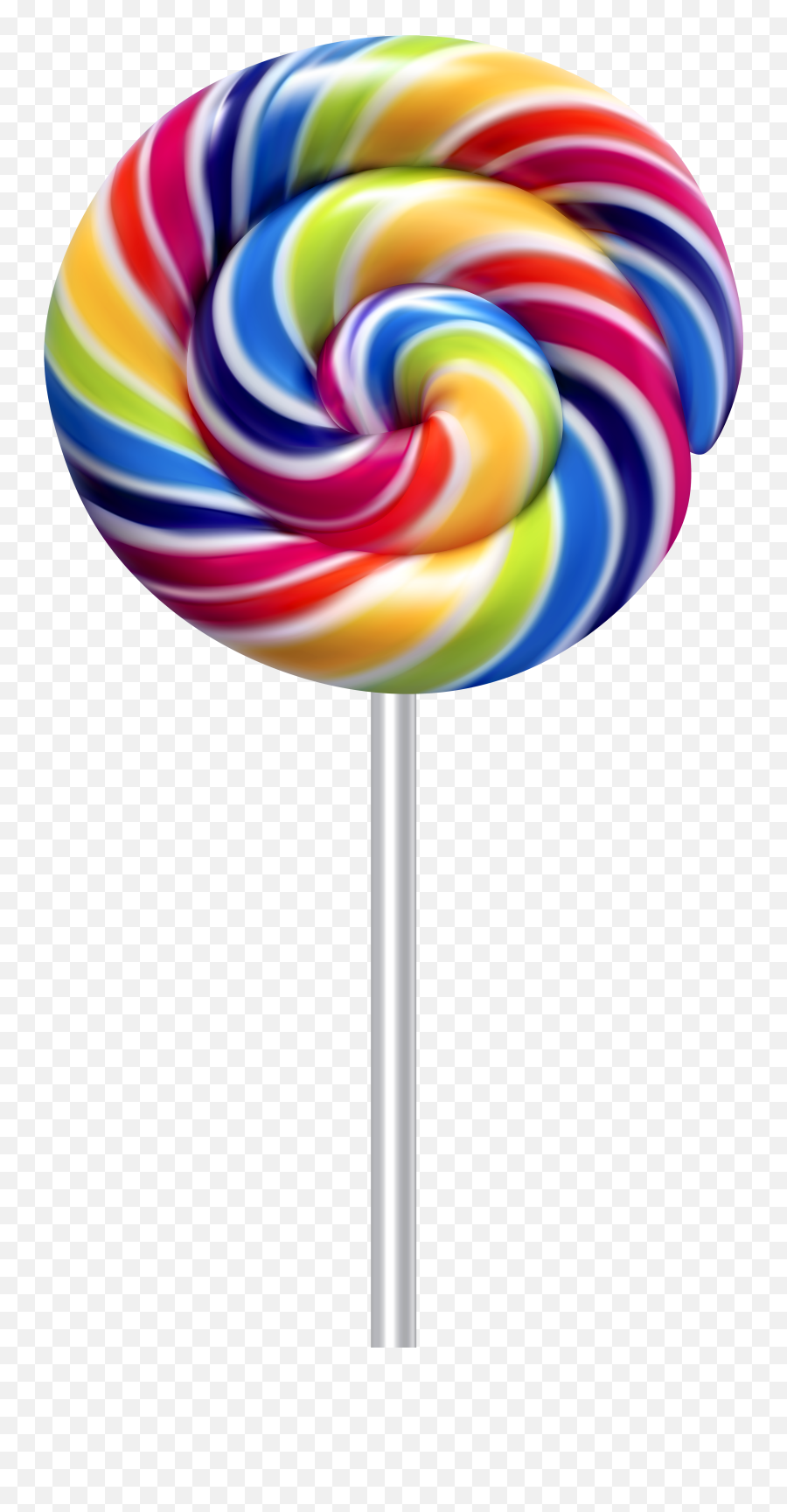 Lollipop Clipart Multicolor Lollipop - Transparent Lollipop Clipart Emoji,Emoji Lollipops