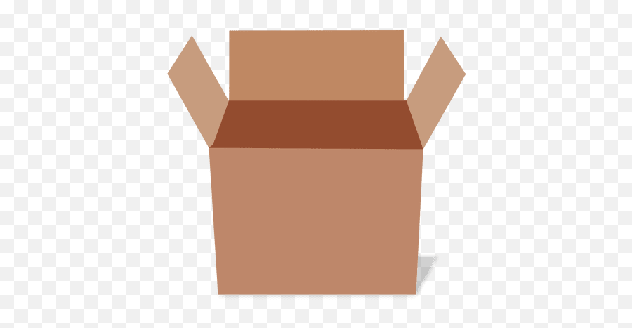 Package Vector Carton Picture - Box Side View Png Emoji,Cardboard Box Emoji
