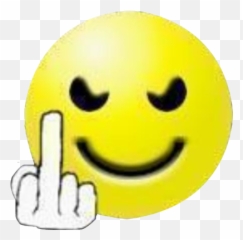 Daily Stormer Targets Federal Judges - Flip The Bird Cartoon Emoji,Nazi Emoticon