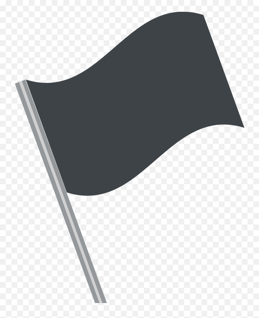 Emojione 1f3f4 - Emoji Bandera Negra,White Flag Emoji