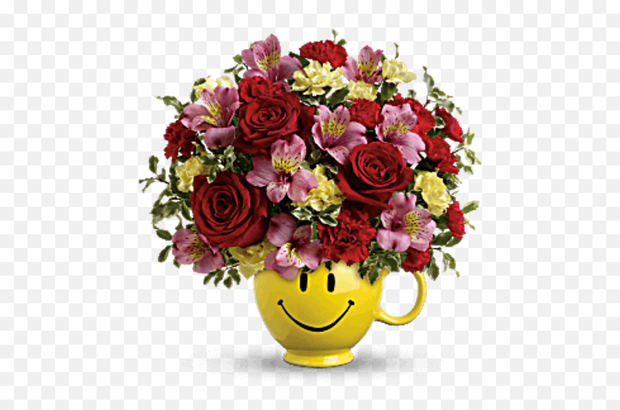 So Happy Youre Mine - Buonanotte Amica Mia Speciale Emoji,Emoticon Flowers