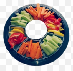 Dip Plate Vegetableplate Carrots - Crudités Emoji