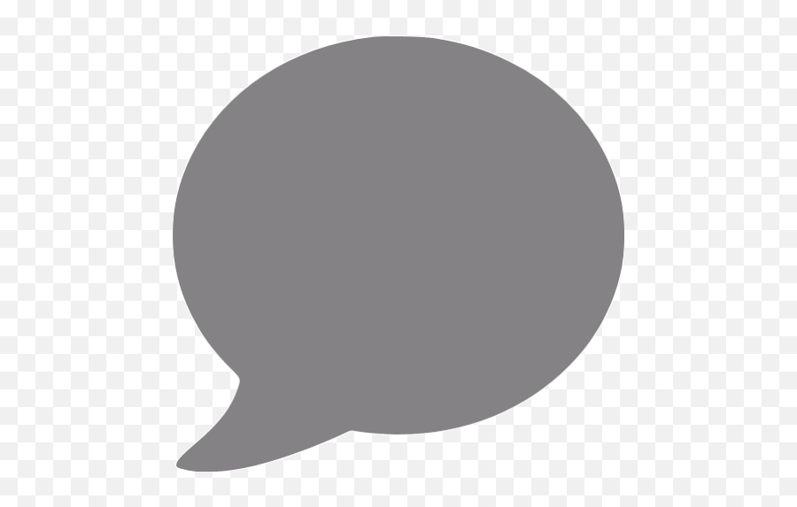 Gray Speech Bubble Icon - Grey Dot Png Emoji,Speech Bubble Emoticon