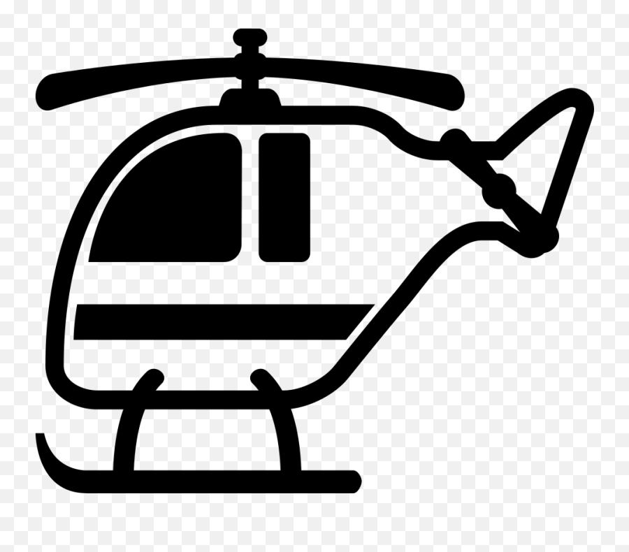 Emojione Bw 1f681 - Black And White Helicopter Emoji,Helicopter Emoji