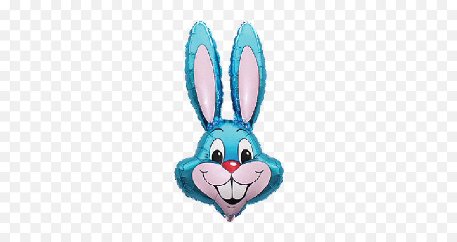 Easter - Seasonal Easter Bunny Head Balloon Emoji,Easter Bunny Emoji