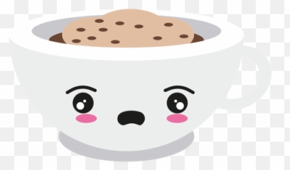 Disappointed Kawaii Face Coffee Cup - Transparent Png U0026 Svg Coffee Emoji,Sour Face Emoji