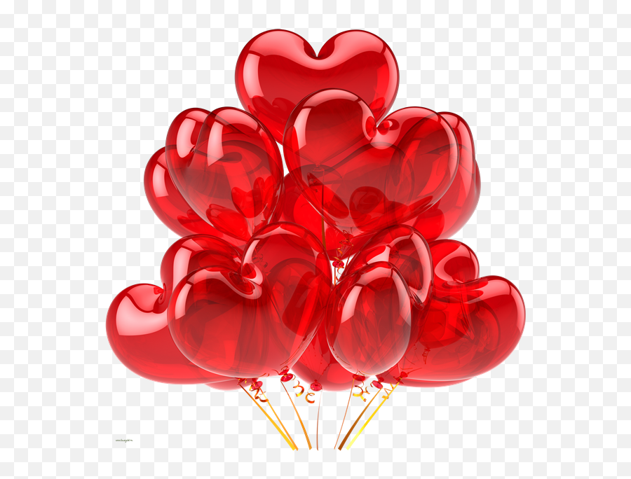Heart Balloon Transparent Background - Red Heart Balloons Transparent Background Emoji,Heart Emoji Balloon