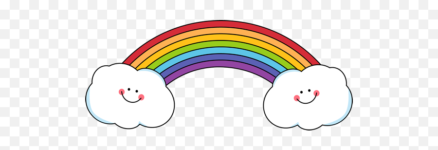 Rainbow Clipart Smiley Face - Easy To Draw Rainbow Emoji,Rainbow Emoticon