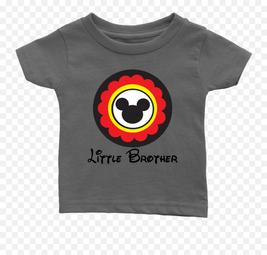 Mickey Mouse Inspired Little Brother Infant T - Shirt Stop Plastic T Shirt Emoji,Mickey Mouse Emoticon