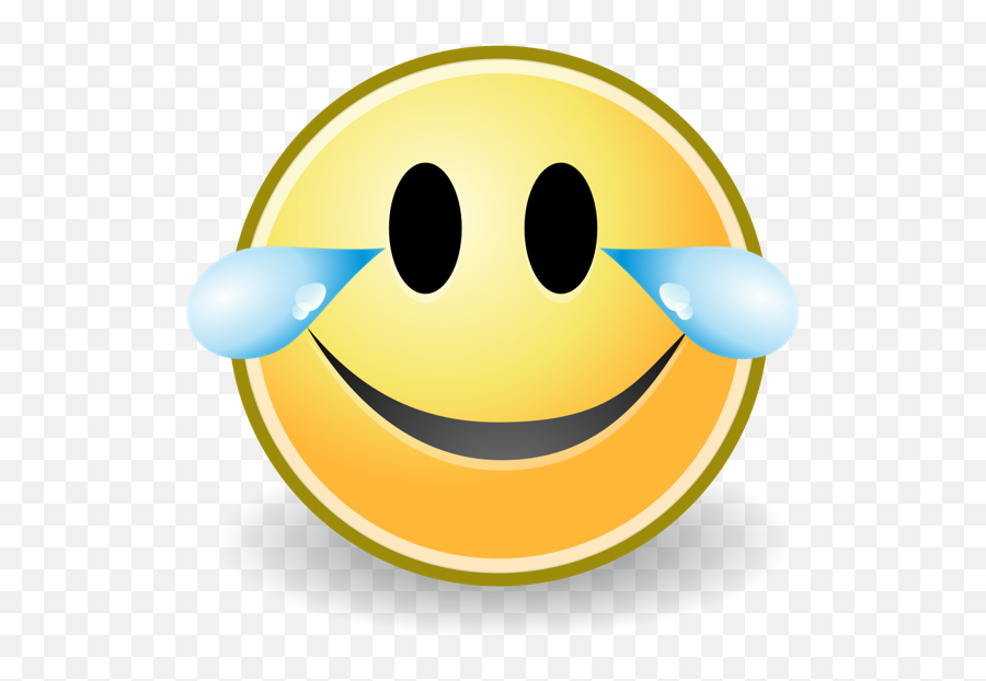 Filesmile With Tearspng - Wikimedia Commons Smile Clip Art Emoji,Emoticon Tears