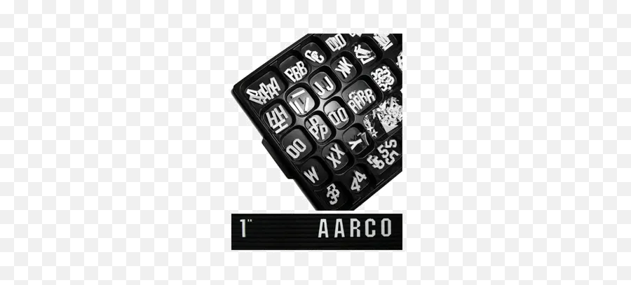 Aarco Products Gf10 1 Gothic Style Universal Single Tab Changeable Typeface Letters - 165 Characters Set Helvetica Emoji,Emoticon Letters