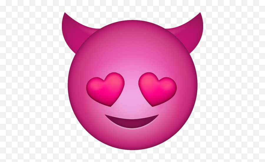 Love Emojis All - Devil Emoji Png Transparent,Purple Demon Emoji Meaning