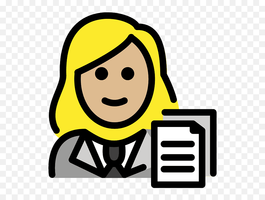 Office Worker Emoji Clipart - Men Office Worker Emoji,Worker Emoji