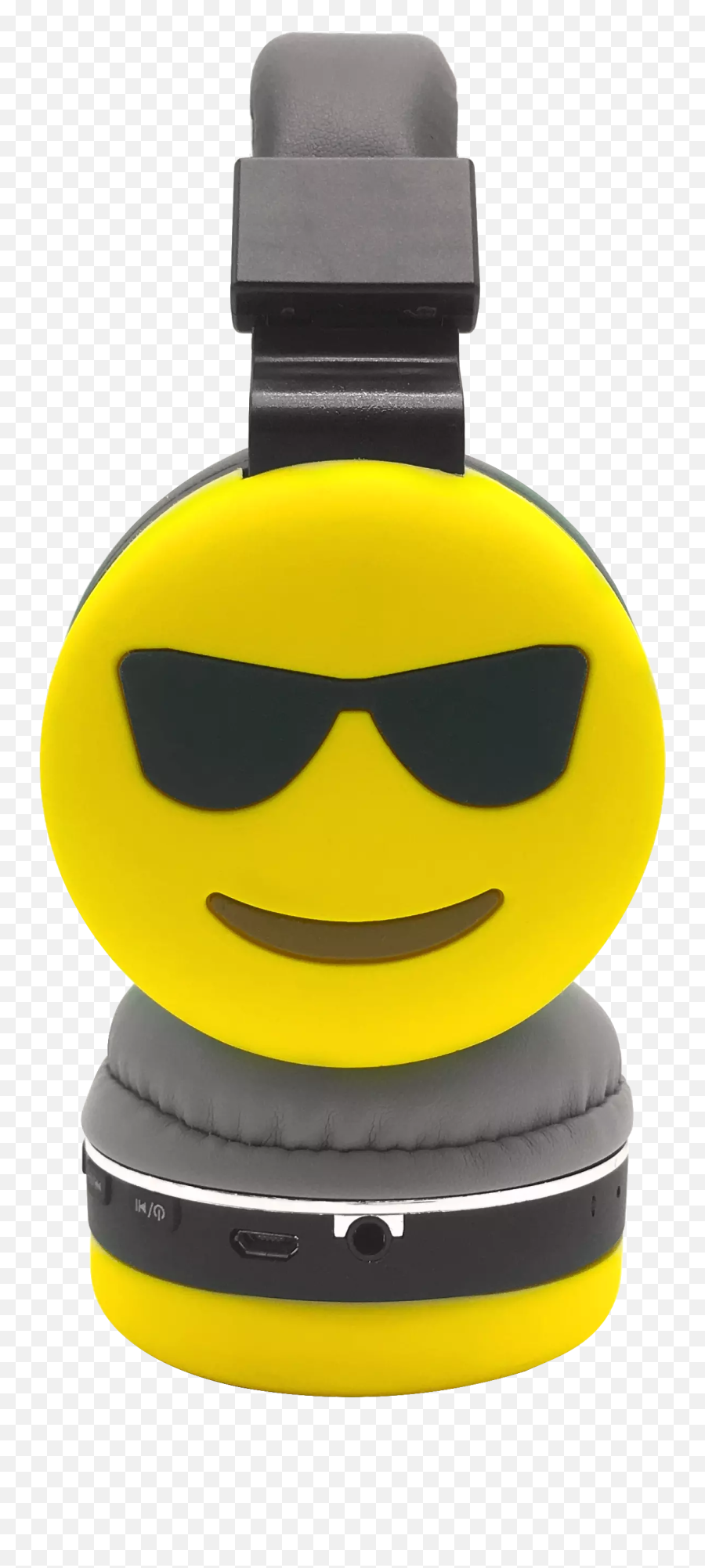 Emoji Design Headphone Bluetooth - Happy,Microphone Emoji
