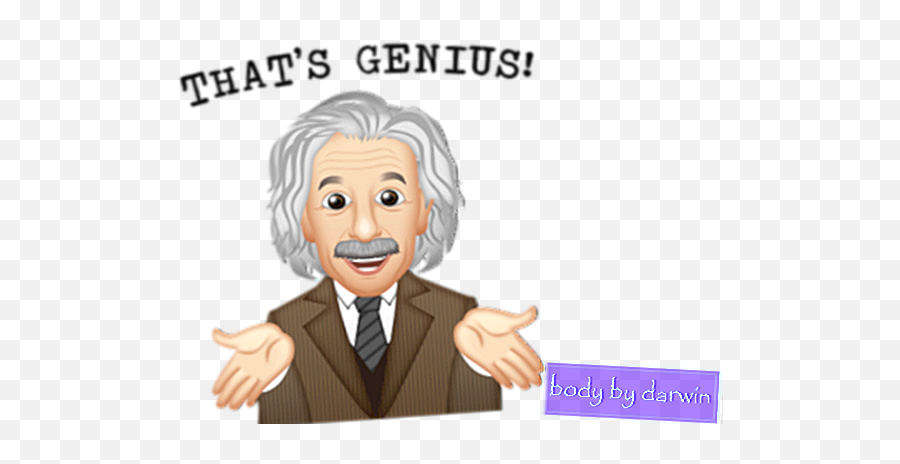 Albert Einstein Are Acum Propriul Su - Worker Emoji,Cum Emoji