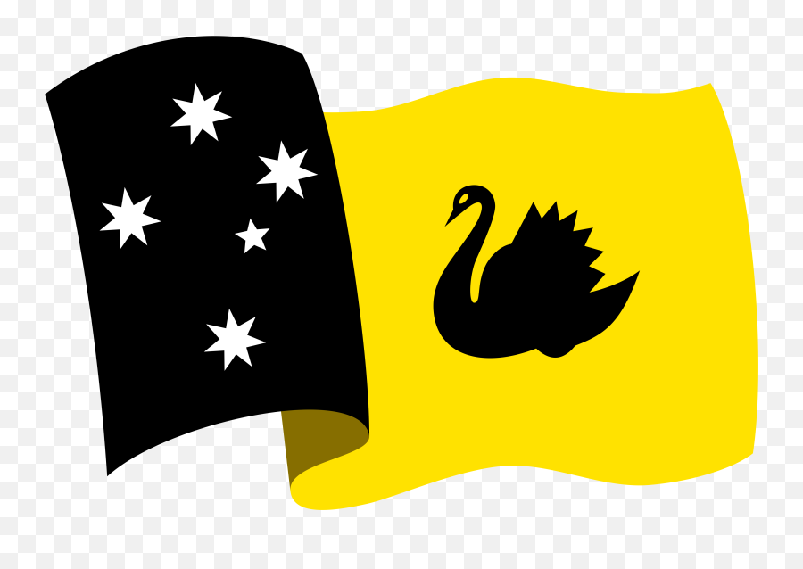 Redesignsproposed Flag Of Western Australia Waving Clipart - New Flag Of Australia Emoji,Australia Flag Emoji