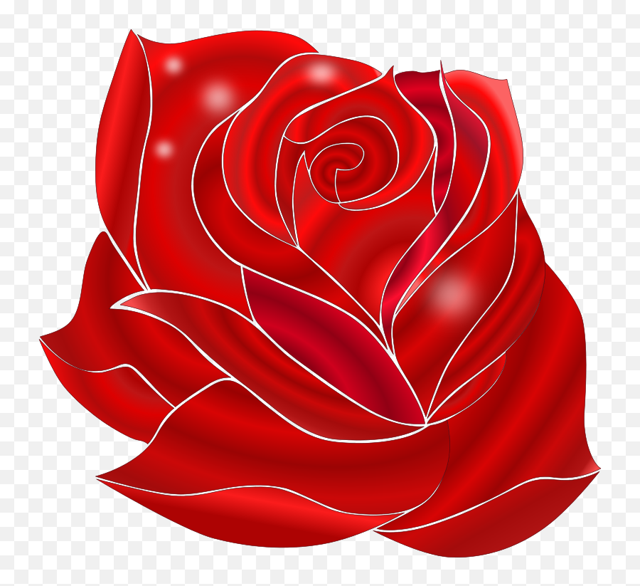 Openclipart - Clipping Culture Belle Fleur D Amour Emoji,Red Flower Emoji