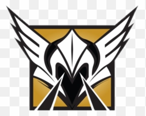Valkyrie R6 Rainbowsix Sticker - Six Siege Logo Png Emoji