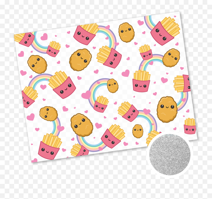 Paper Kawaii Burgers U0026 Soda Glitter U2013 Paperylove - Happy Emoji,Glitter Emoticon
