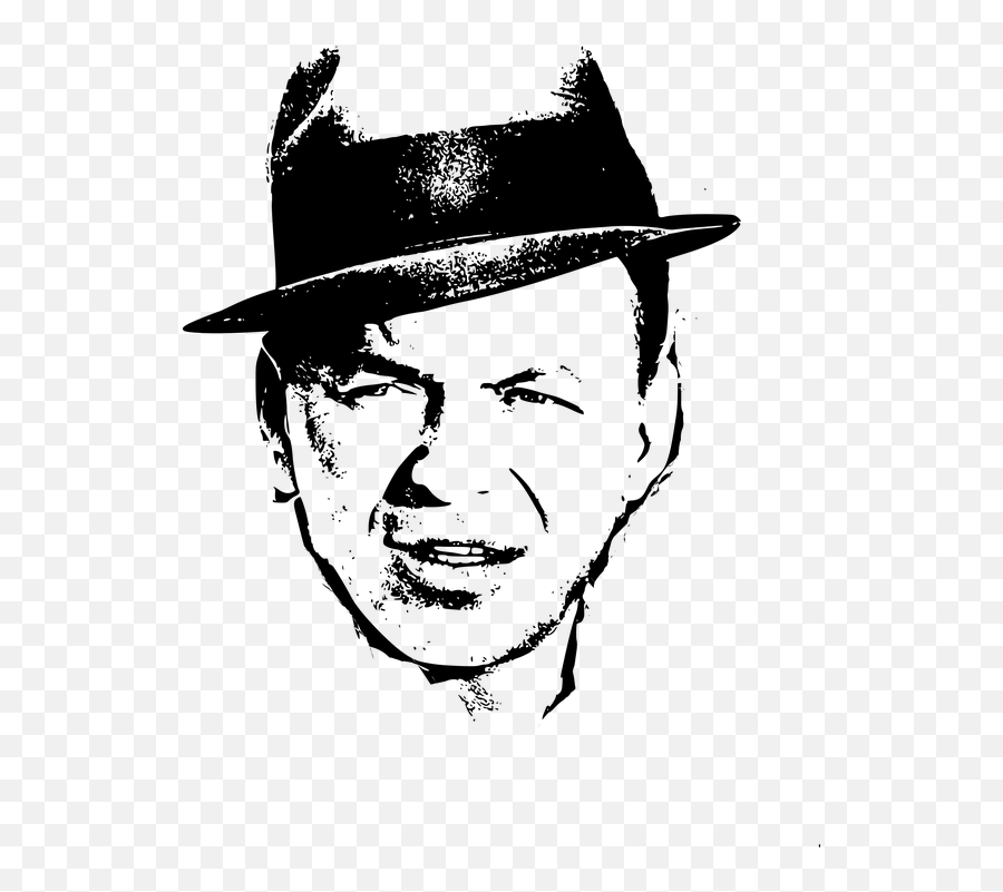 Frank Sinatra Singer Actor - Tee Shirt Frank Sinatra Emoji,David Bowie Emoji