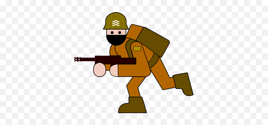 Anglejointweapon Png Clipart - Royalty Free Svg Png Drawing Of Cartoon Army Emoji,Army Emoticon