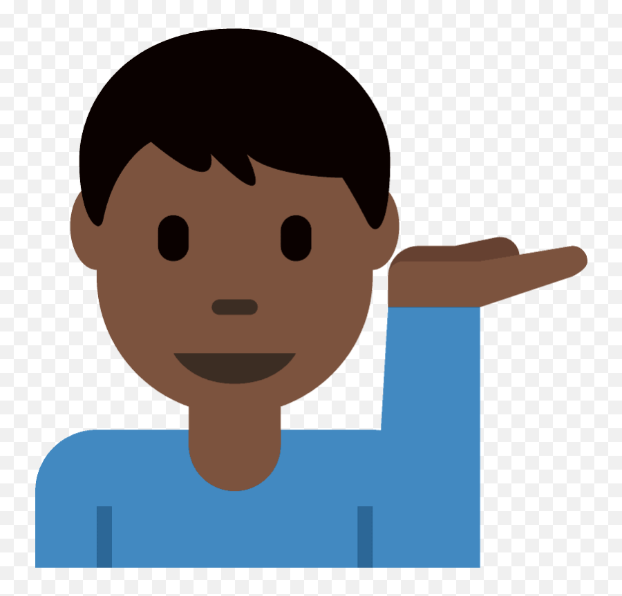 Man Tipping Hand Emoji Clipart - Emoji Hombre Manos En La Cabeza,Male Emojis