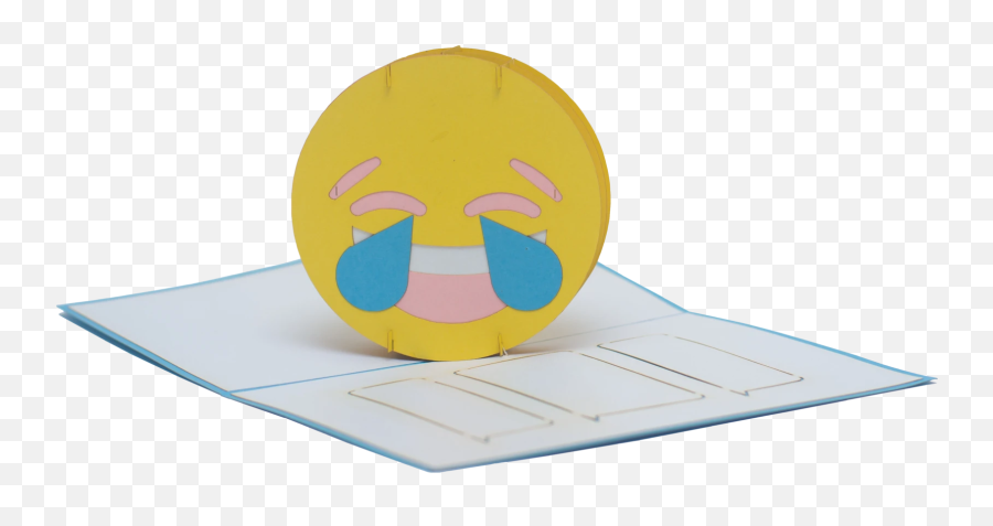 Laughing Emoji Pop Up Card - Circle,Laughing Hysterically Emoji