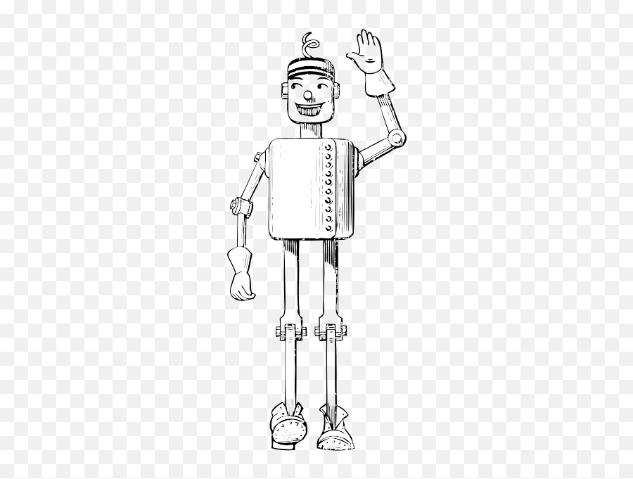 Mechanical Man - Tin Man Clip Art Emoji,Knife Emoji