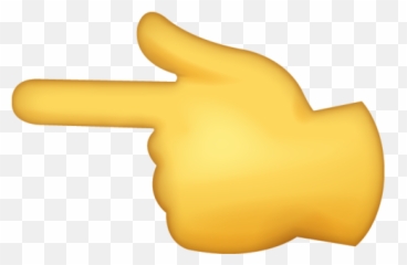 Pointing Index Emoji Download Iphone - Left Pointing Finger Emoji,Marijuana Emoji