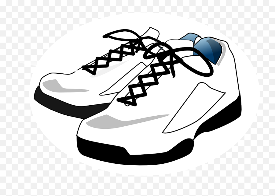 Sneakers Shoes White Tennis - Shoes Clip Art Emoji,Emoji Converse Shoes