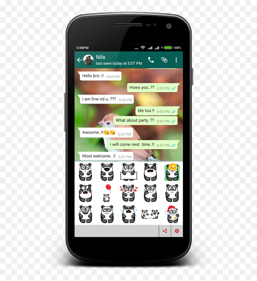 Panda Emojis For Android - Iphone,Panda Emoji Keyboard