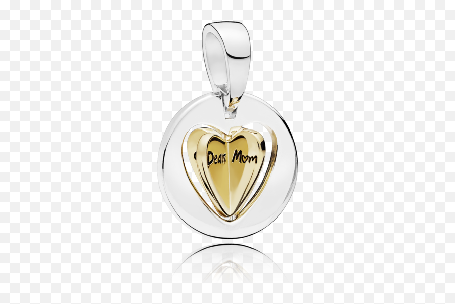 Mums Golden Heart 767774 - Coeur De Maman Pandora Emoji,Spinning Heart Emoji