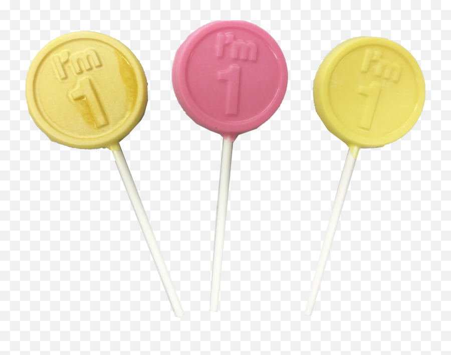 1st Birthday Chocolate Lollipops - Lollipop Emoji,Emoji Lollipops