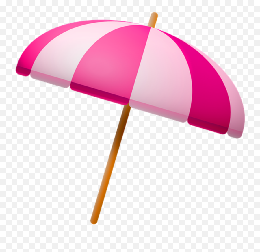 Beach Umbrella Beachumbrella Pink - Pink Beach Umbrella Clipart Emoji,Beach Umbrella Emoji
