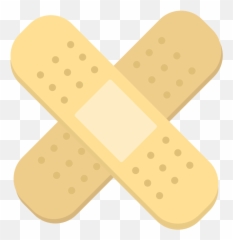 Band Aid Flat Icon Vector - Emoji