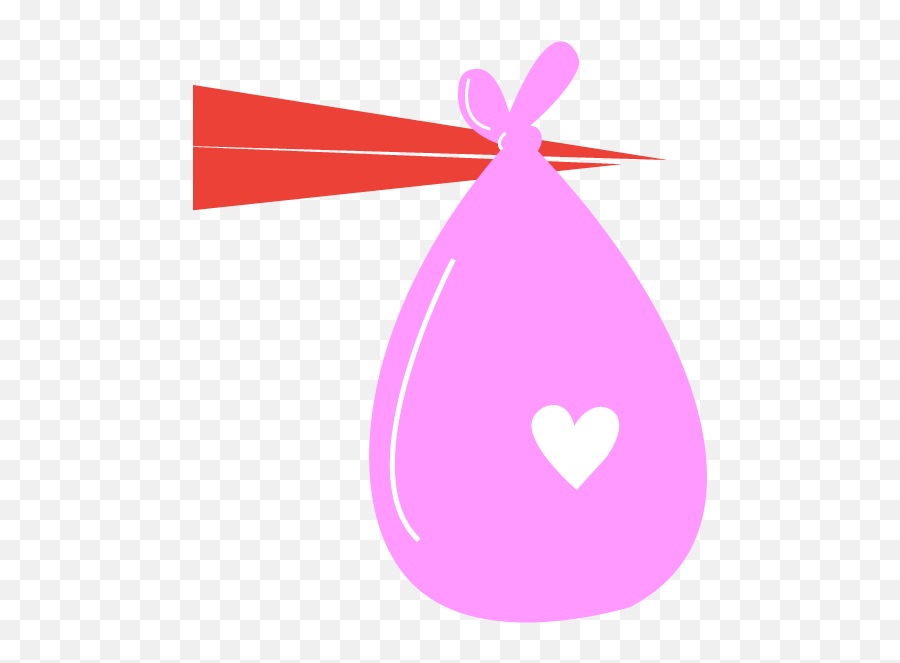Girl Stork Baby Shower Snapchat Filter - Clip Art Emoji,Stork Emoji