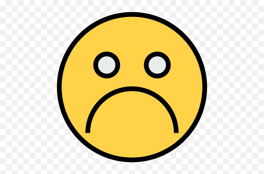 Sad Emoticons Feelings Smileys Emoji Icon - Emoticon,Emoticon Symbols