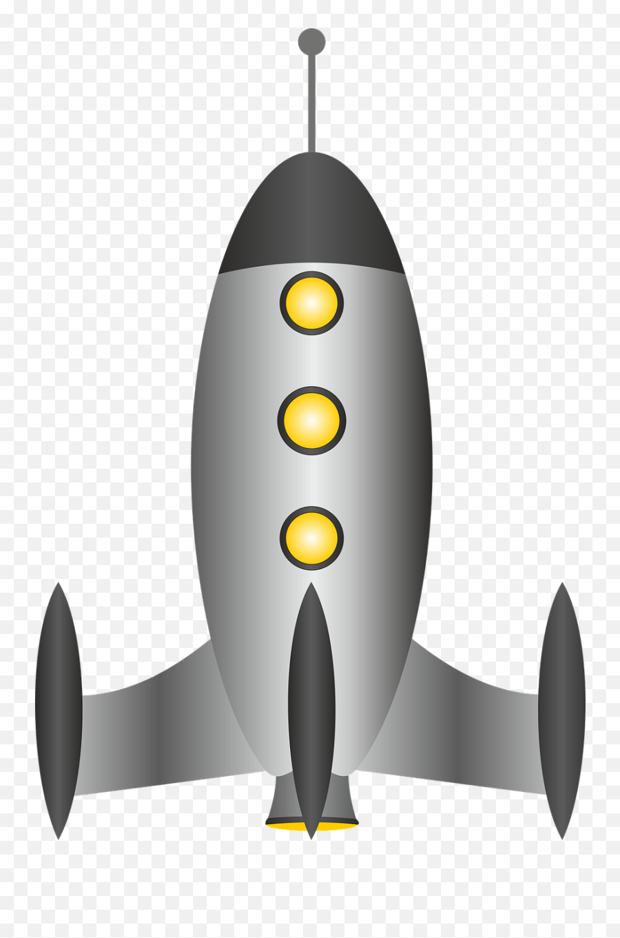 Rocket Spaceship Space Travel Nasa - Gray Rocket Ship Emoji,Space Shuttle Emoji