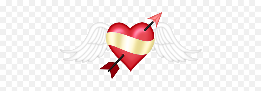 Valentine Small Heart With Wings - Valentines Hearts With Wings Emoji,Small Heart Emoticon