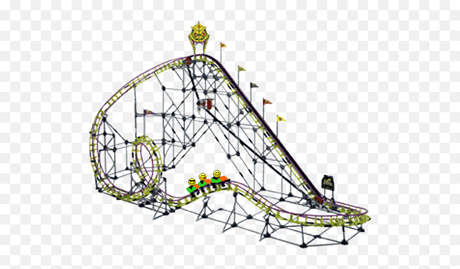 Emotional Roller Coaster - Animated Roller Coasters Gif Emoji,Roller Coaster Emoticon