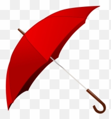 Open Red Umbrella Vector Image - Clipart Emoji