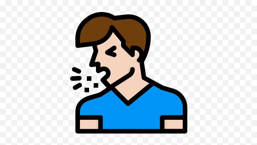 Cough Sneeze Illness Sick Healthcare Free Icon Of - Coronavirus Coughing Png Emoji,Sneeze Emoticon