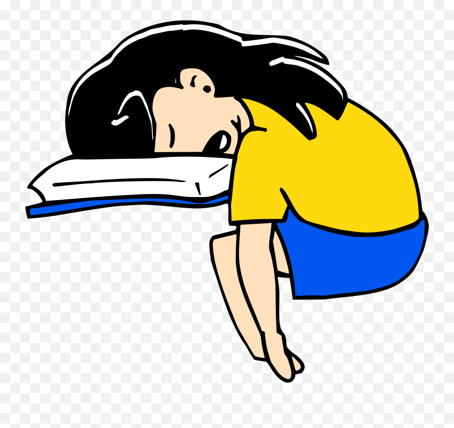 Transparent Tired Clipart - Student Sleeping Clipart Emoji,Yawn Emoji Iphone