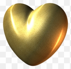 Large Golden Heart Shiny Valentinesday Love Kiss Glitte - Gold Heart Emoji,Large Kiss Emoji
