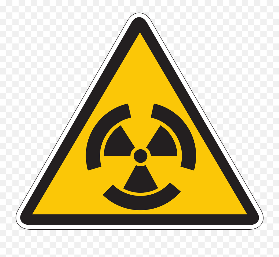 Safety Danger Information Area Warning - Radiation Sign Emoji,Safety Pin Emoji