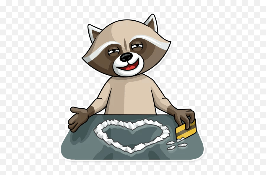 Criminal Raccoonu201d Stickers Set For Telegram Emoji,Raccoon Emoji