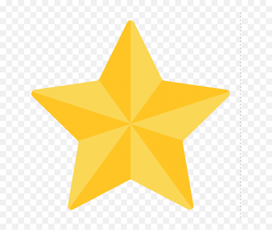 D Gold Star - Transparent Background Star Cartoon Emoji,Gold Star Emoji