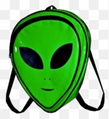 Png Sticker - Backpack Alien Emoji